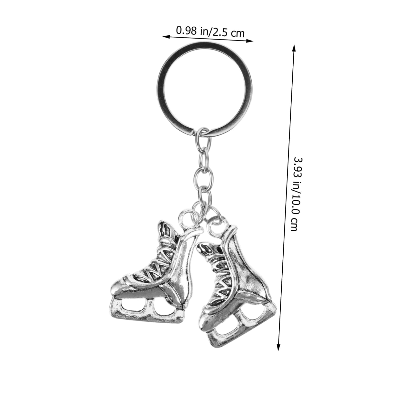 SUPVOX Roller Skate Keychain - Fashionable Roller Skate Pendant for Bags, Purses & Keys - Cute Shoe Model Charm Keyring for Skating Enthusiasts | Perfect Gift for Roller Derby Fans & Skate Lovers