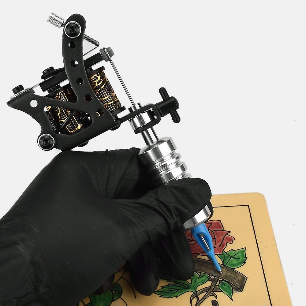 Professional VASADIGITL Coil Tattoo Machine Gun - Tattoo Motor for Shading & Lining - Ideal for Beginners & Artists - Perfect for Studio Work & Home Tattoo Practice - Black