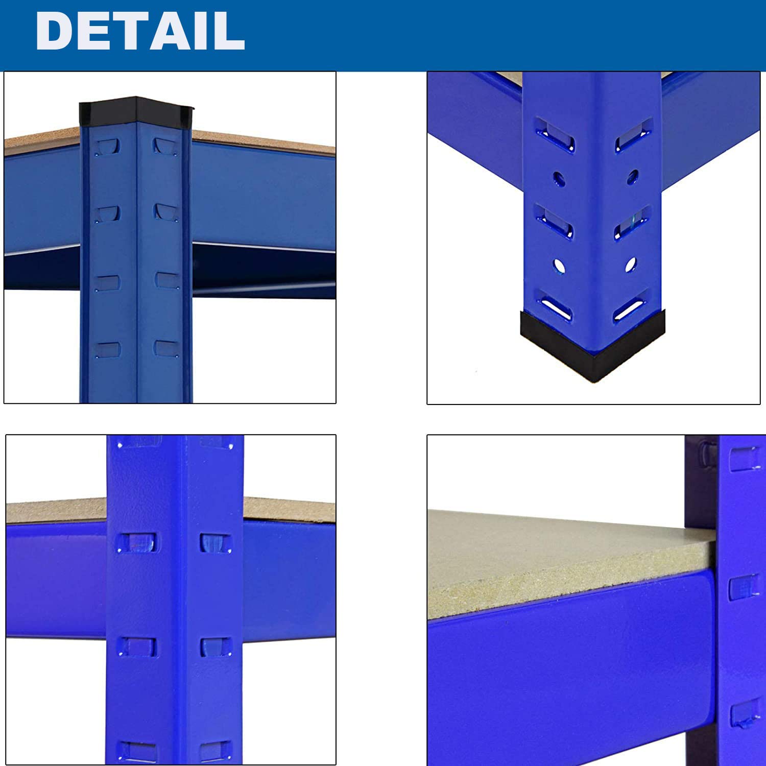 5-Tier Heavy Duty Adjustable Metal Storage Shelving Unit - 28