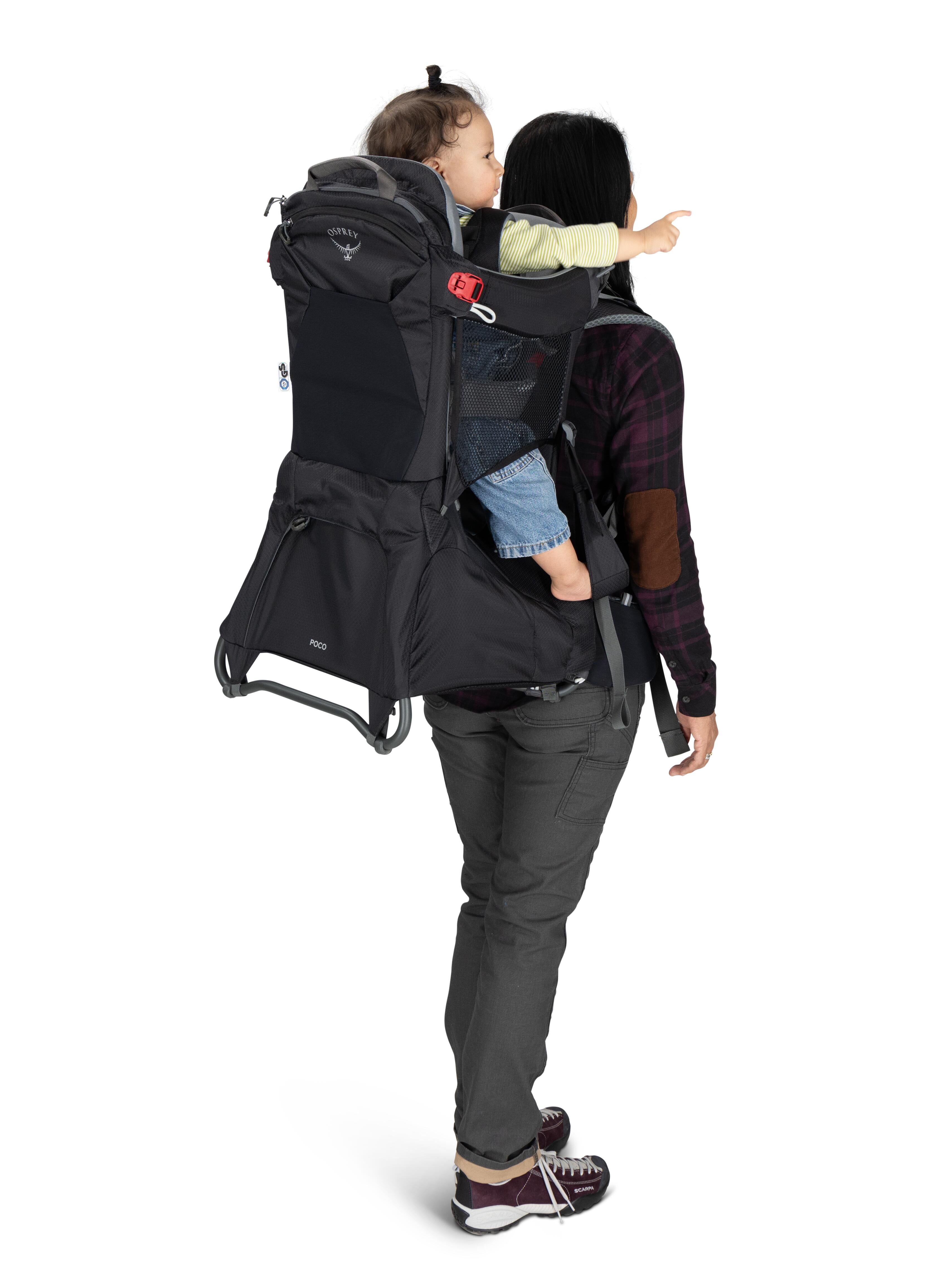 Osprey Poco Premium Child Carrier Backpack - Lightweight & Ergonomic Hiking Baby Carrier for Outdoor Adventures | Perfect for Hiking, Travel & Family Camping Trips