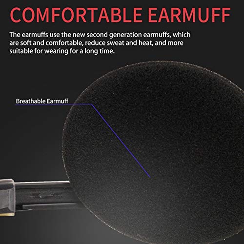 HCLZOE 3.5mm Computer Headset with 270° Adjustable Boom Mic - Noise Cancelling Headphones for PC, Laptop, Gaming & Office Use (Ideal for Zoom Calls, Online Classes & Remote Work)