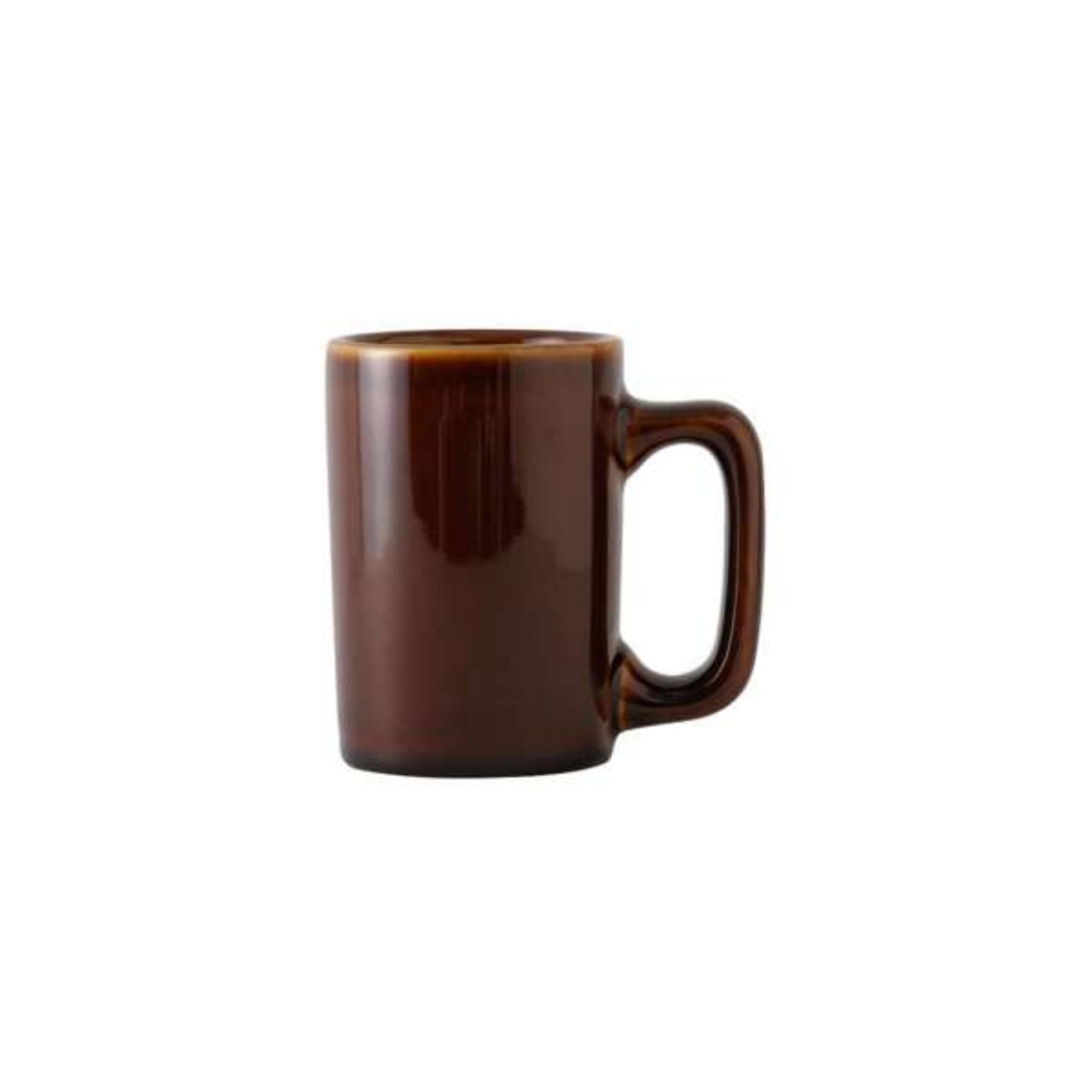 Tuxton BAM-1007 10oz Texan Ceramic Coffee Mug - Microwave & Dishwasher Safe, Oven Proof Vitrified DuraTux Mug - Caramel Color (Pack of 24) - Perfect for Restaurants, Offices and Home Use
