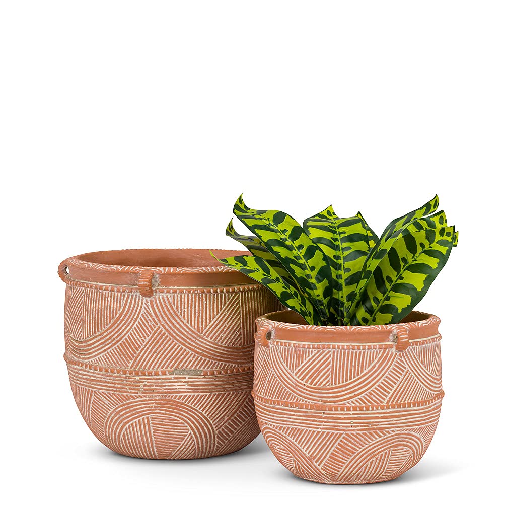 Small Rustic Planter for Home Decor - Abbott Collection | Perfect for Indoor Plants, Succulents, and Farmhouse Style