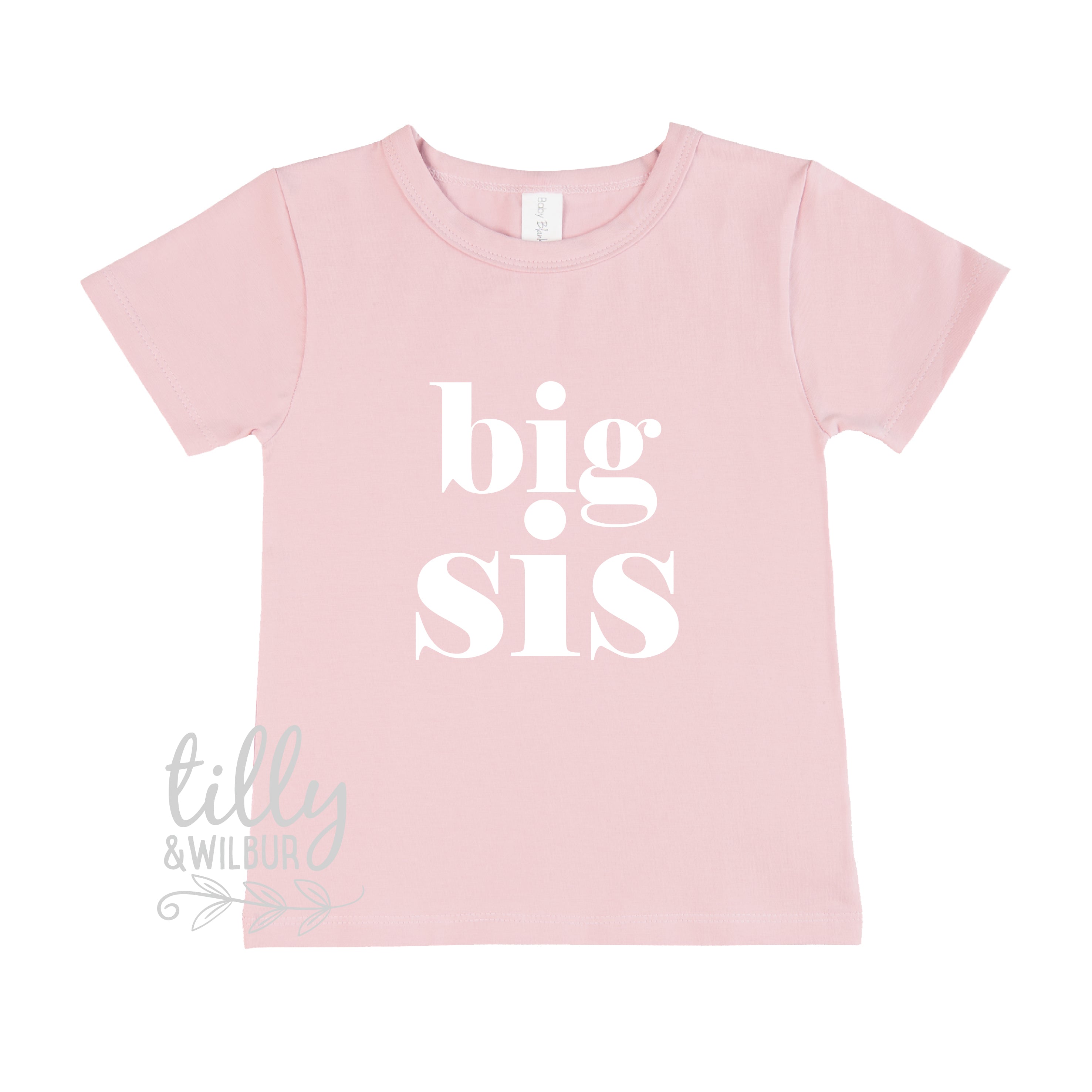 Big Sis T-Shirt - Comfortable & Stylish Graphic Tee for Sisters - Perfect for Sibling Bonding, Family Events & Casual Outfits