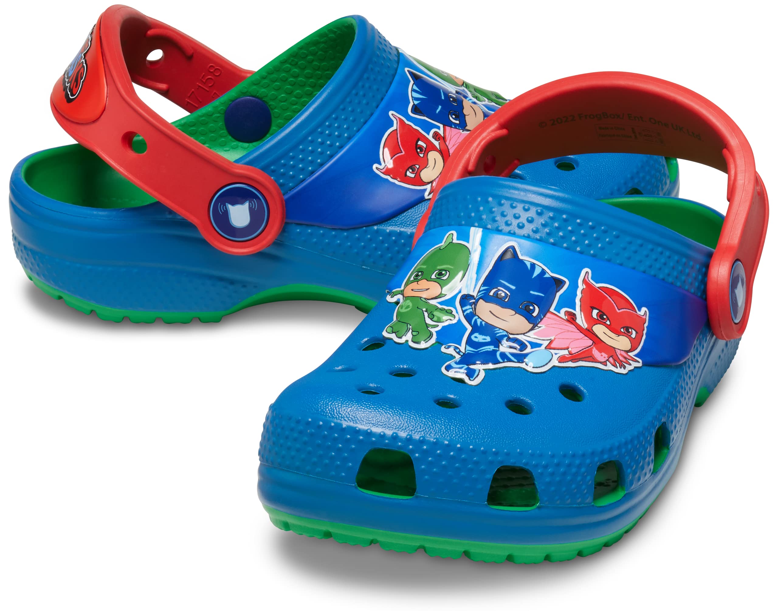 Crocs Unisex-Child Classic PJ Masks Clog | Lightweight Comfortable Kids Water Shoes for Pool, Beach & Playtime