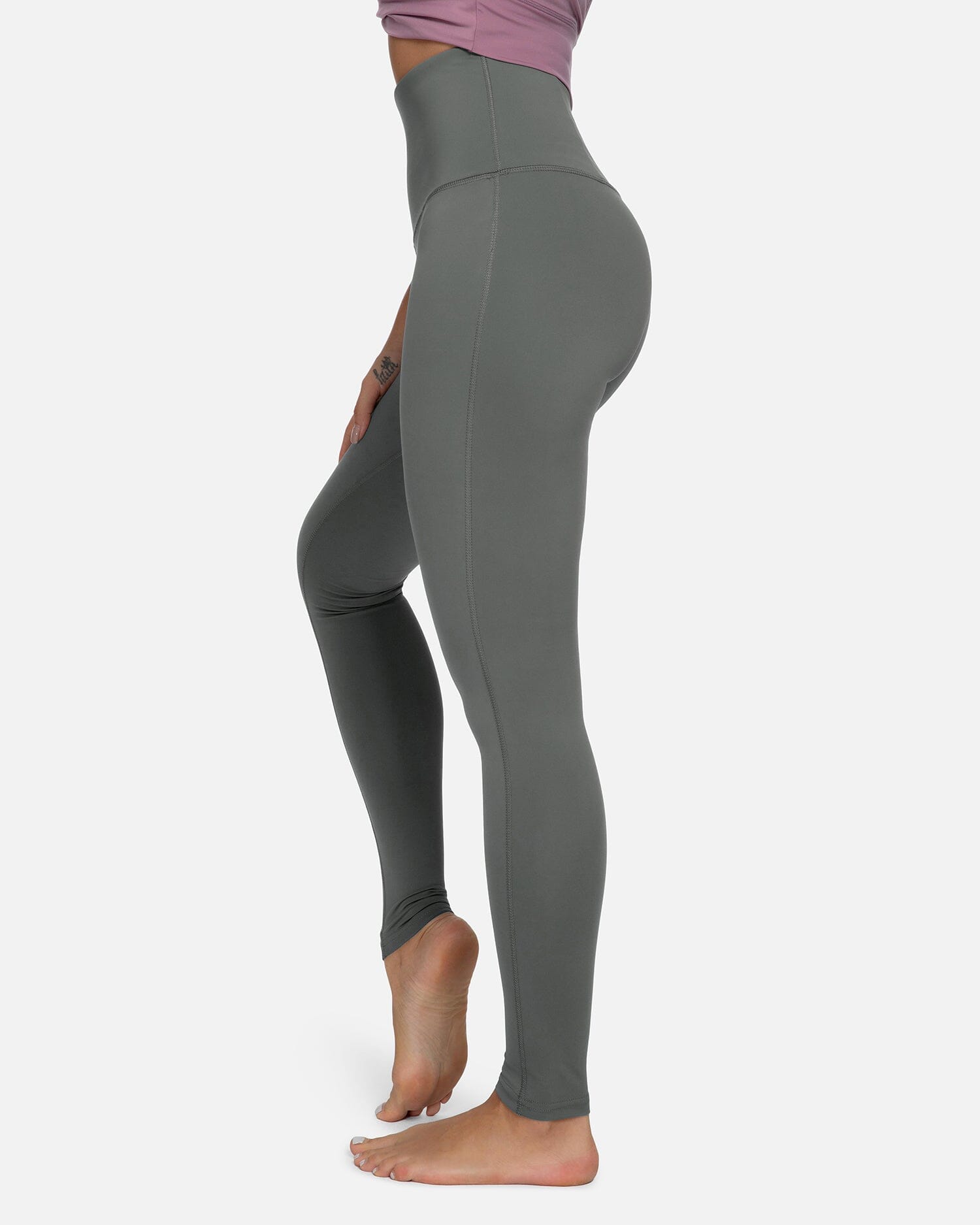 High Waist Tummy Control Yoga Pants for Women - Seamless Workout Leggings with Side Pockets - Perfect for Yoga, Gym, Running & Everyday Wear