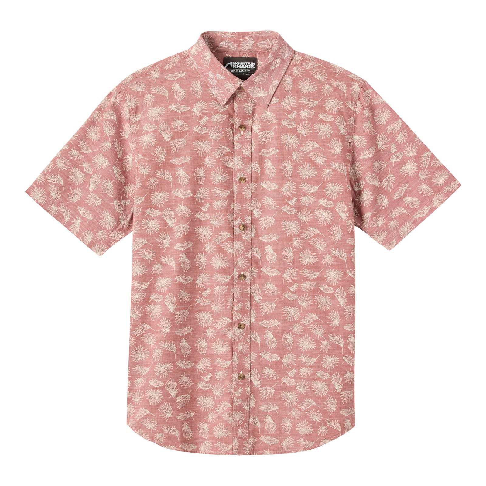 Men's Casual Short Sleeve Woven Shirt - Lightweight Breathable Summer Top for Outdoor Activities & Travel