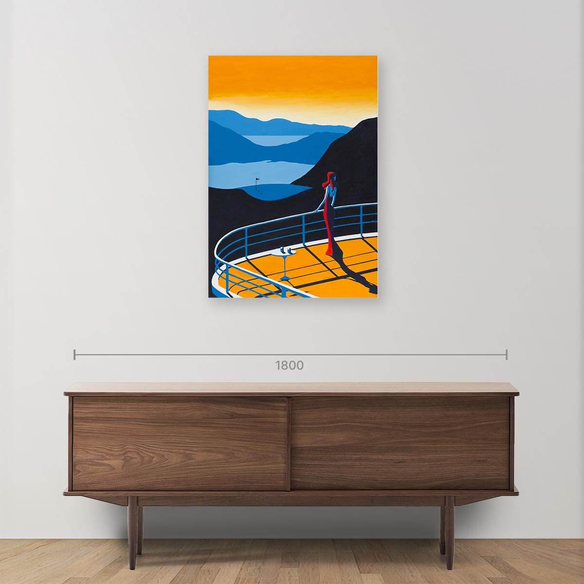 Beautiful Ocean Acrylic Painting on Canvas - Perfect for Beach House Decor, Living Room Wall Art, and Coastal Home Styling