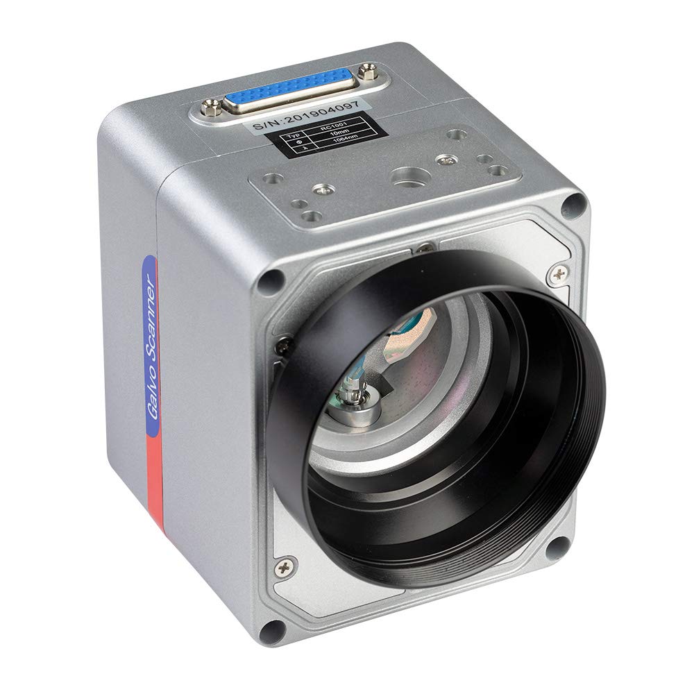 Cloudray RC1001 Fiber Galvo Scanner Head - 10mm Input Aperture, 10.6um Wavelength for CO2 Laser Marking Machines | Precision Laser Engraving on Metal, Plastic & Wood Surfaces