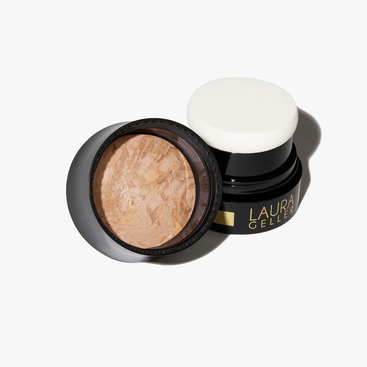 Baked to Go Balance & Brighten Powder Foundation - Natural Finish, Oil-Free & Lightweight for Flawless Skin | Perfect for Everyday Wear & On-The-Go Touch Ups