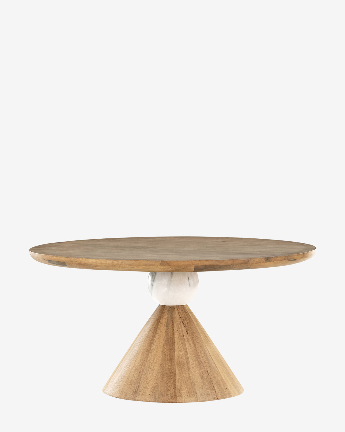 Pedretti Modern Dining Table - Solid Wood Kitchen Table for 6 - Farmhouse Style Dining Room Furniture for Home & Restaurant Use
