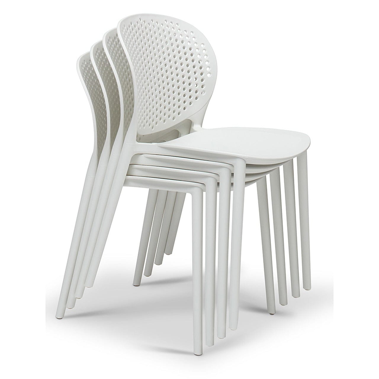 Bailey Outdoor Side Chairs Set of 4 - Patio Dining Chairs, Weather-Resistant Garden Furniture for Backyard, Poolside & Outdoor Entertaining