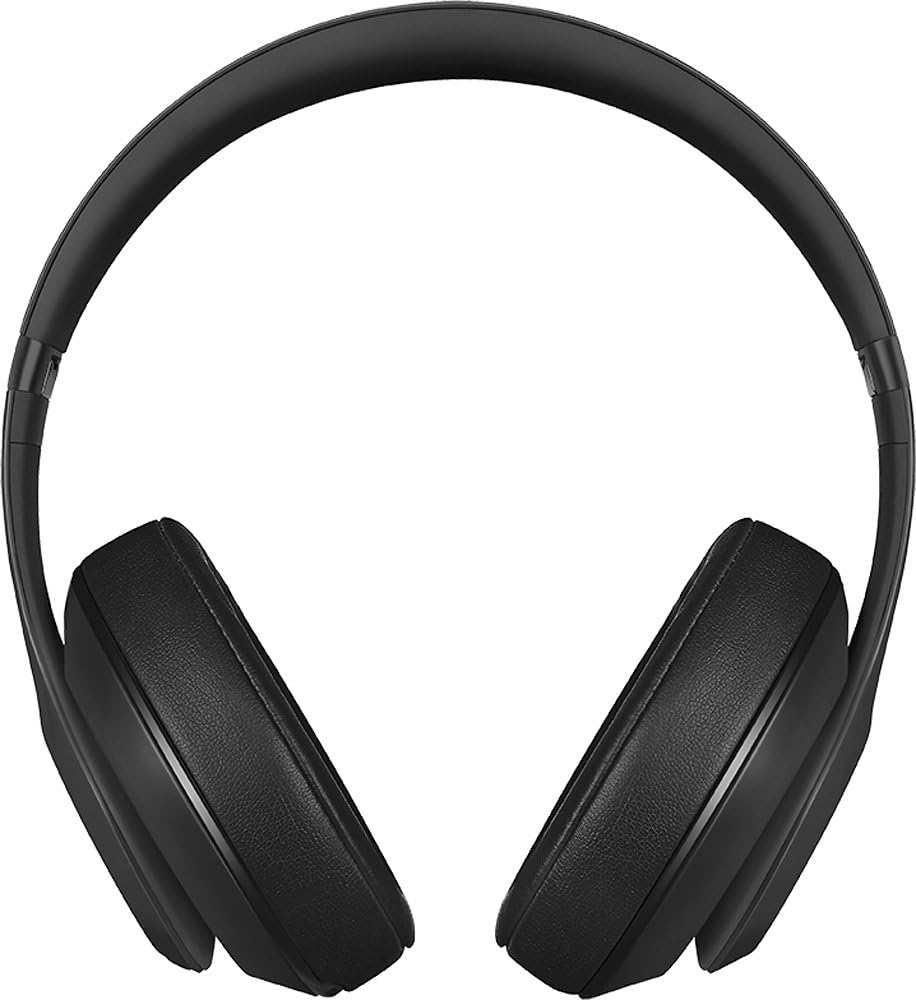 Beats Studio 2.0 Wireless Noise Cancelling Over-Ear Headphones with Built-in Mic - Refurbished Bluetooth Headset for Travel, Work & Gym - Includes Car Charger & Adaptive ANC Technology