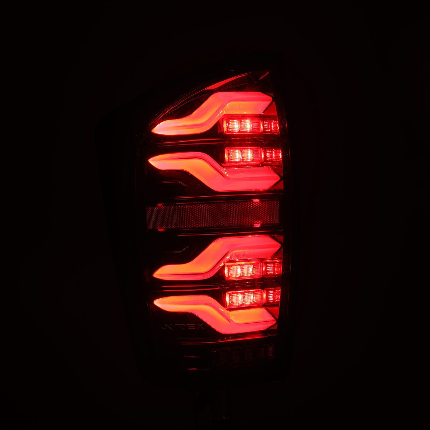 16 23 Toyota Tacoma LUXX Series LED Tail Lights Alpha Black - High Performance LED Brake Lights for Off-Road & Night Driving