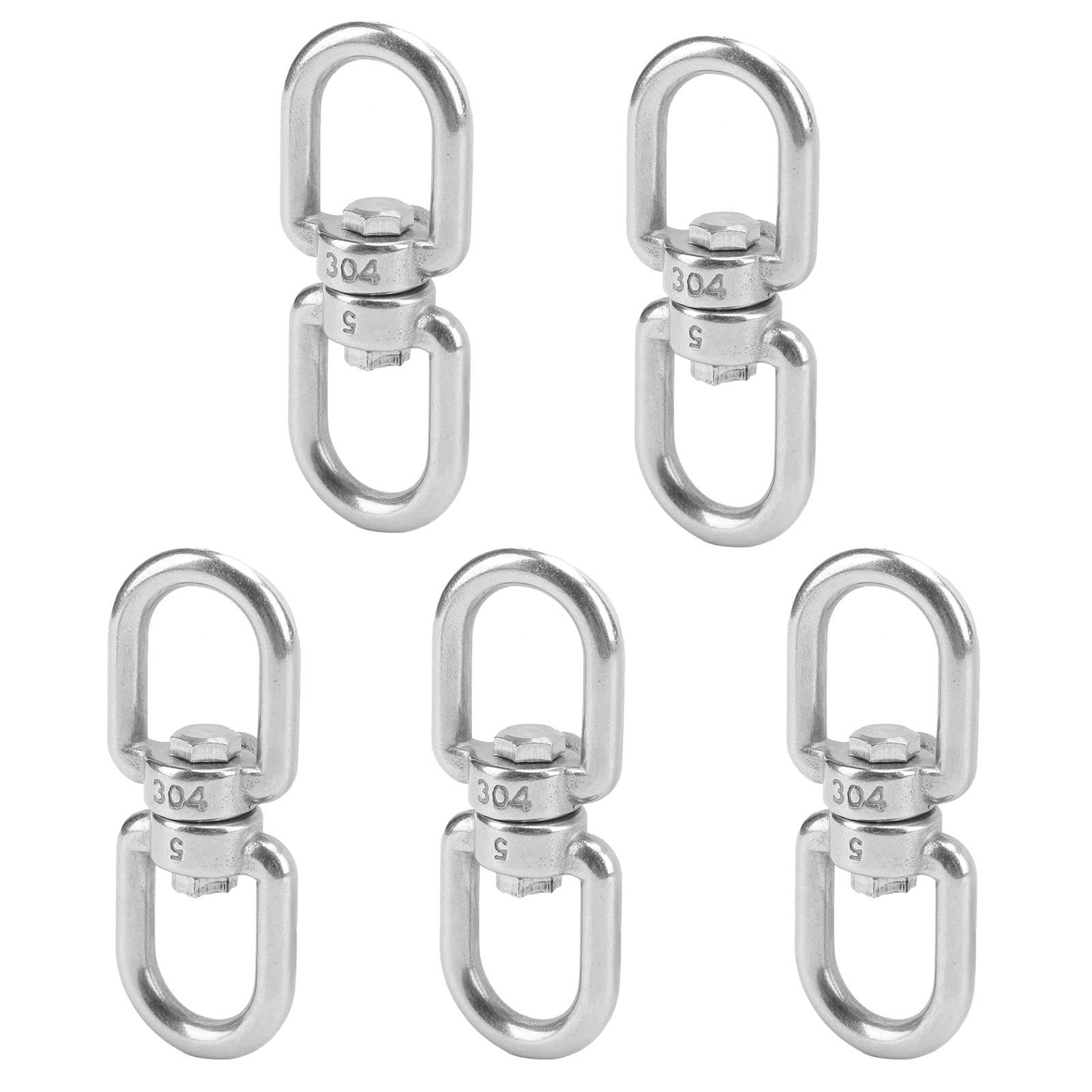 Stainless Steel Hooks 130kg Load Bearing - Wire Rope & Chain Connector for Marine & Construction