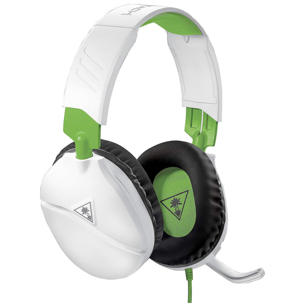Turtle Beach Ear Force Recon 70 Wired Gaming Headset - White & Green - Compatible with Xbox Series X, Xbox One, PS5, PS4, Nintendo Switch & PC - Perfect for Competitive Gaming & Immersive Audio Experience