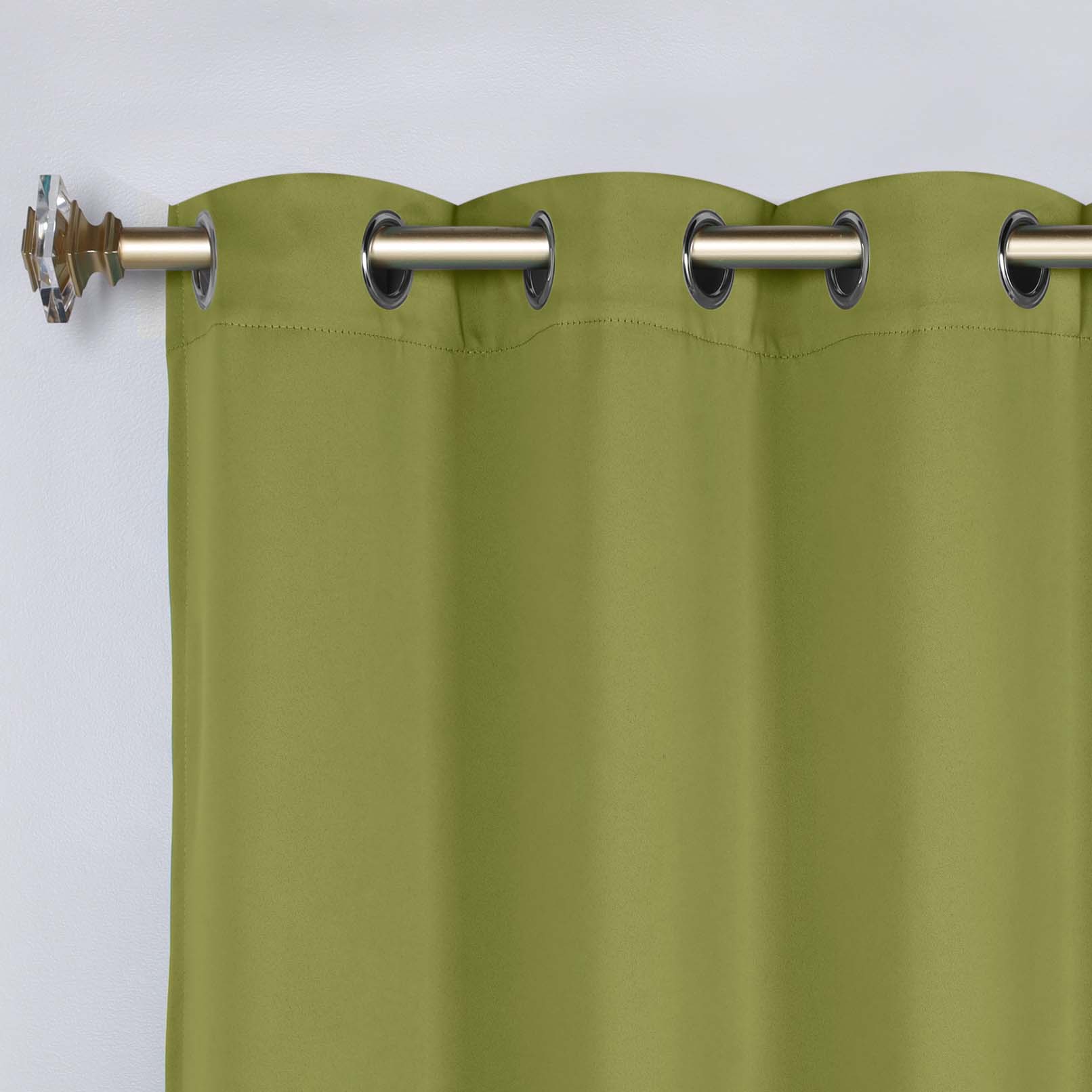 Premium Blackout Curtains Set of 2 - 100% Room Darkening, Machine Washable & Noise Reducing for Bedroom, Nursery & Home Theater