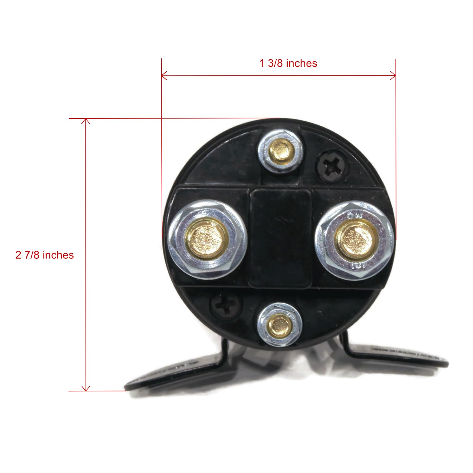 1997-1998 Yamaha G2-G16 Gas Golf Cart 12V Solenoid Replacement Part - Compatible with 4-Cycle Gasoline Engines | Perfect for Golf Course Maintenance & Cart Repairs