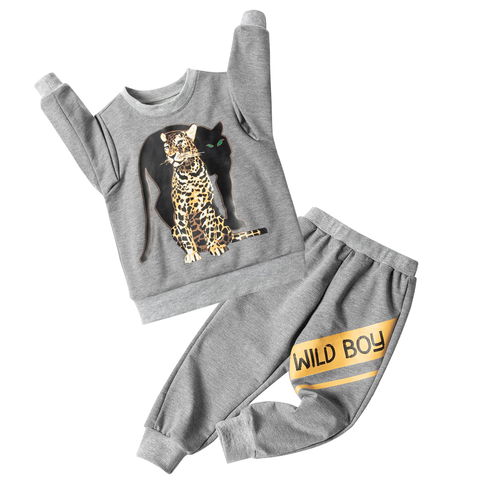 SYNPOS Baby Boy Clothes Set - Cute Toddler Outfits for 6-24 Months (1T-5T) | Soft Cotton Pullover & Pants for Newborn Infant Boys | Perfect for Playdates, Photos & Daily Wear