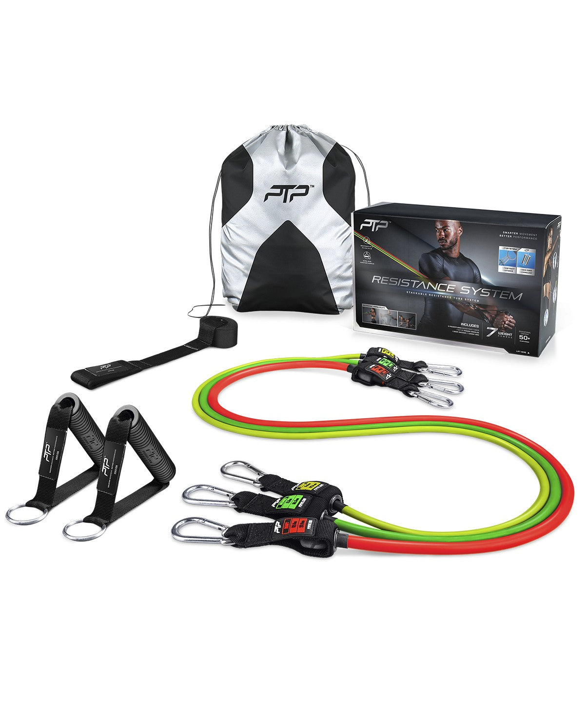 Resistance Bands Set for Home Workouts - Strength Training & Physical Therapy - Perfect for Gym, Yoga & Fitness Enthusiasts