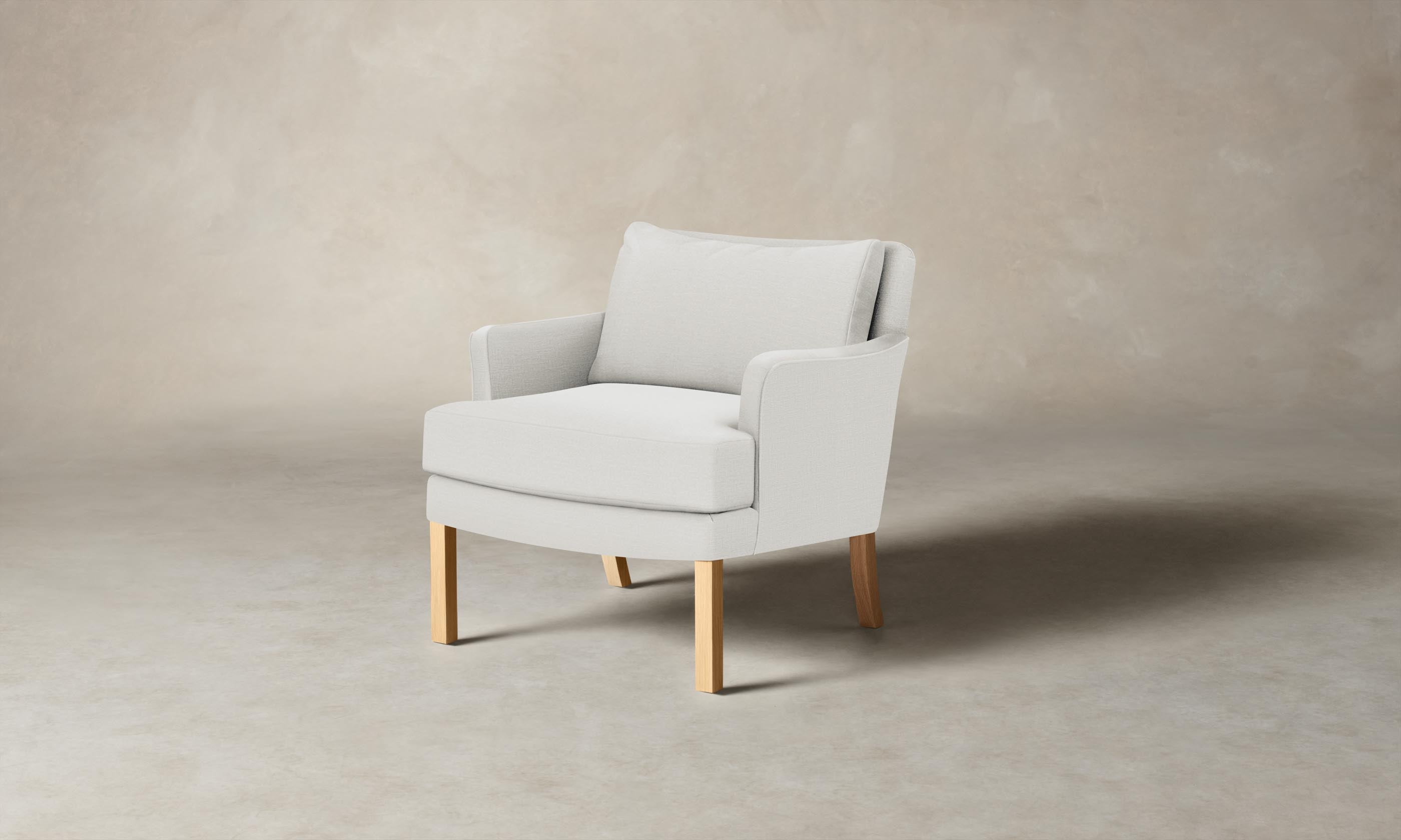 Kaye Chair - Performance Linen Weave Pure White Modern Dining Chair - Perfect for Home, Office, and Restaurant Use