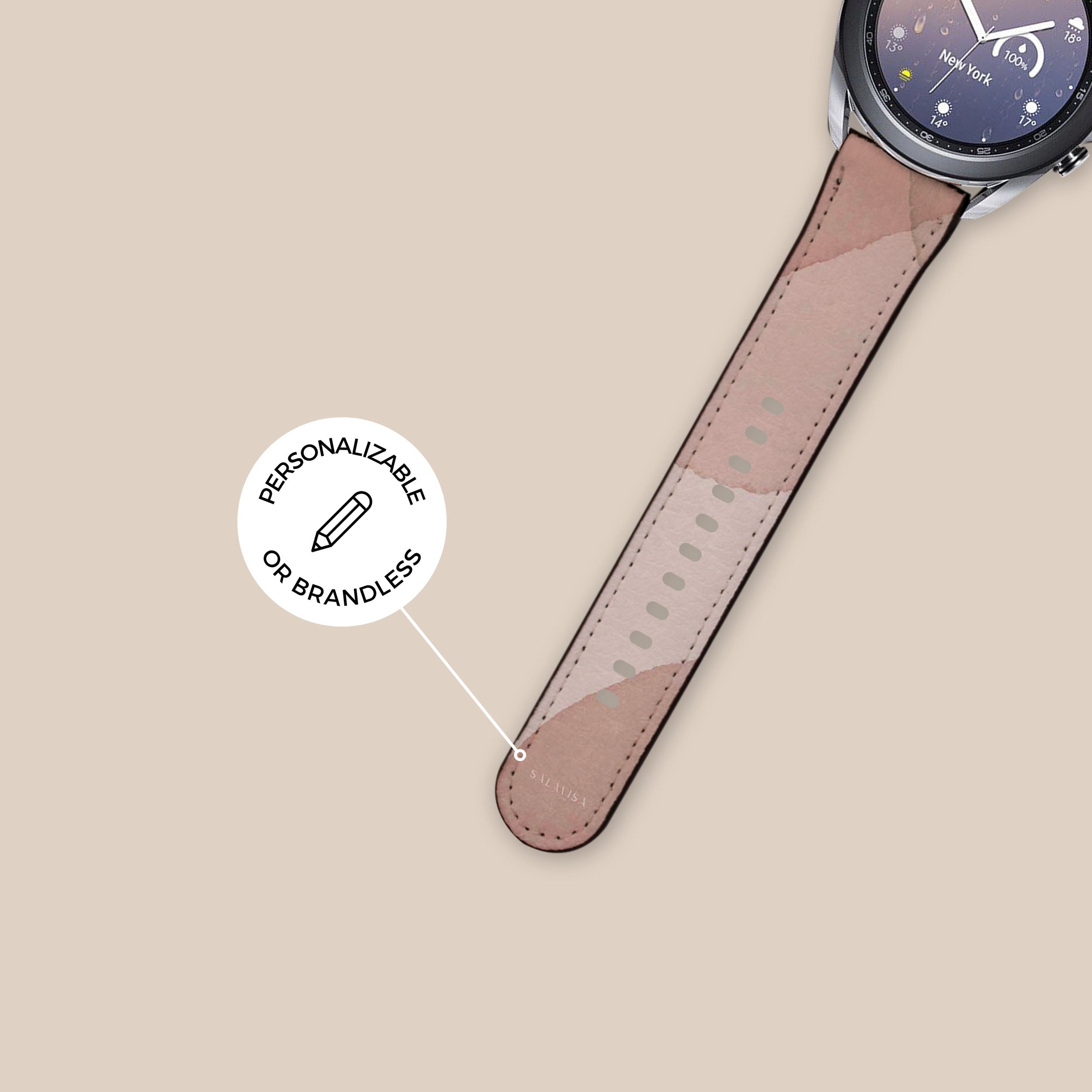 Pink Galaxy Watch Band for Women - Stylish & Comfortable Silicone Strap for Samsung Galaxy Watch - Perfect for Workouts, Running & Everyday Wear