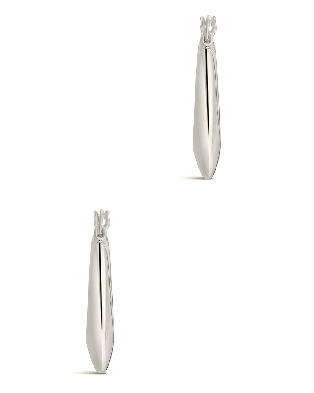 Indy Elongated Hoop Earrings - Trendy Gold Dangle Earrings for Women, Lightweight & Hypoallergenic | Perfect for Everyday Wear, Parties & Special Occasions