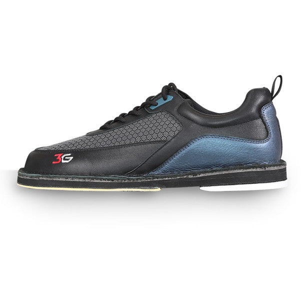 3G Tour HP Men's Bowling Shoes - Black/Blue Right Handed - Comfortable & Durable for Competitive Bowling & League Play