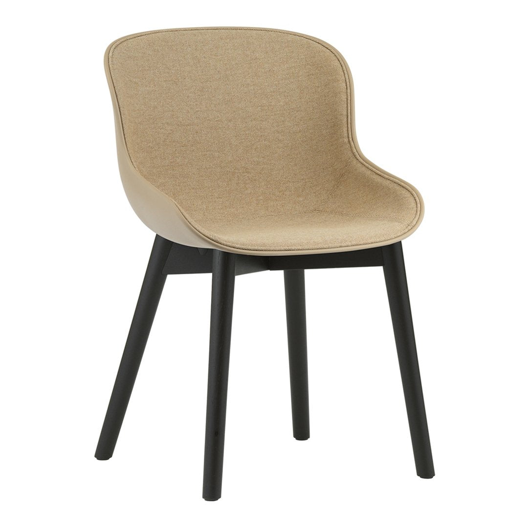 Hyg Side Chair with Wood Base and Front Upholstery - Modern Dining Room & Office Accent Chair for Home Decor