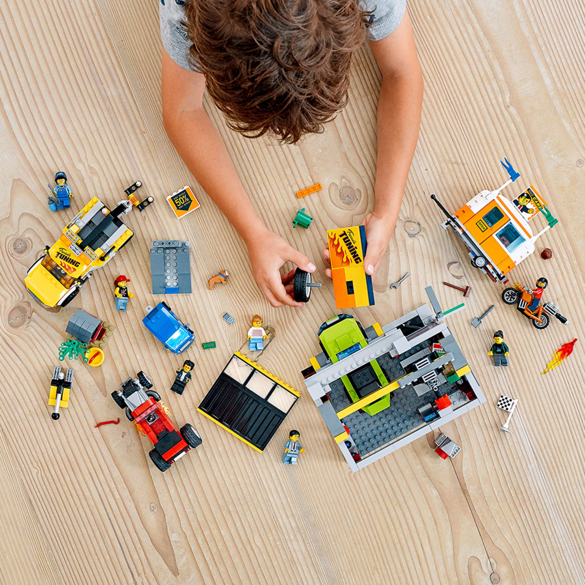 LEGO City Toy Car Garage 60258 Building Set - 897 Pieces STEM Toy for Kids Ages 6-12 | Creative Play, Birthday Gift & Room Decor for Boys & Girls | Perfect for Pretend Play & City Themed Adventures