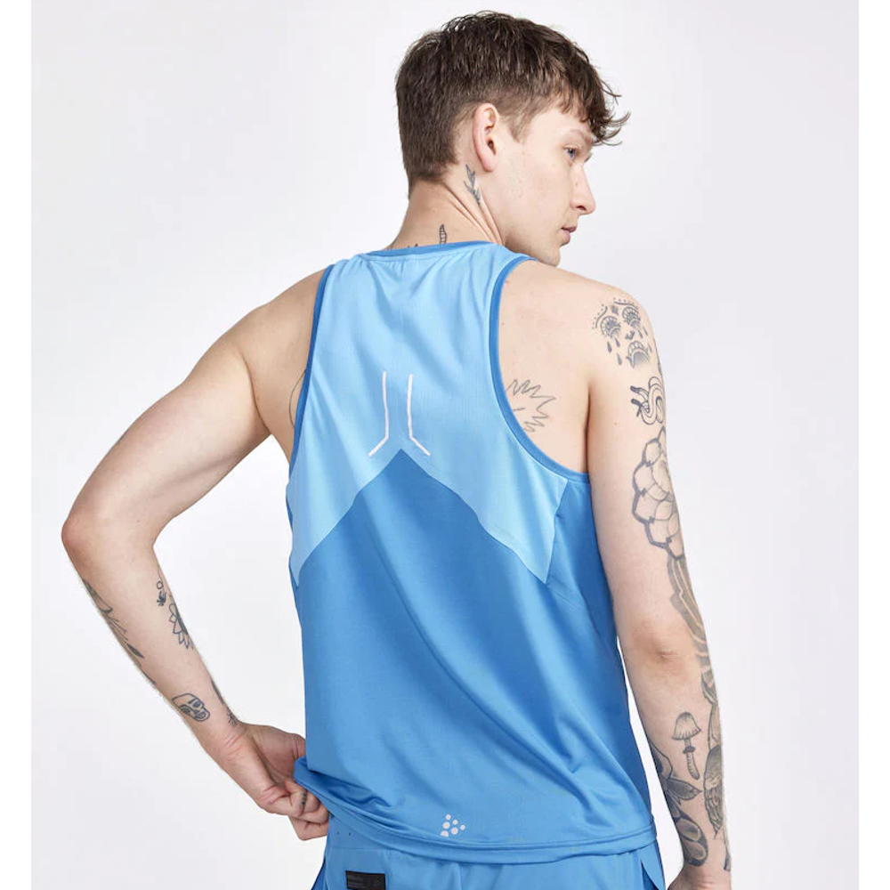 CRAFT Pro Hypervent Singlet for Men - Lightweight Performance Baselayer for Running, Cycling & Outdoor Sports