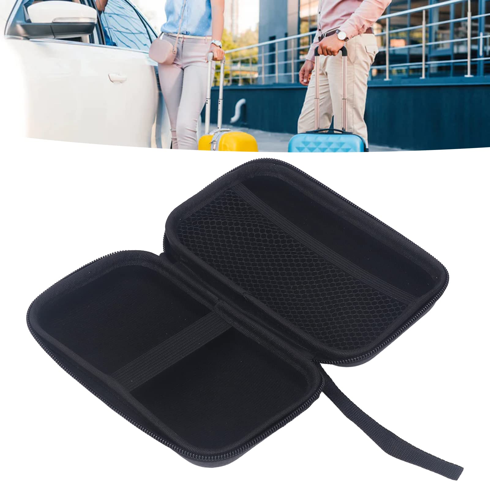 Dilwe EVA Hard Shell Carrying Case for RG405M Handheld Game Console - Protective Storage Bag with Shockproof Design | Perfect for Travel, Commuting & Gaming On-The-Go