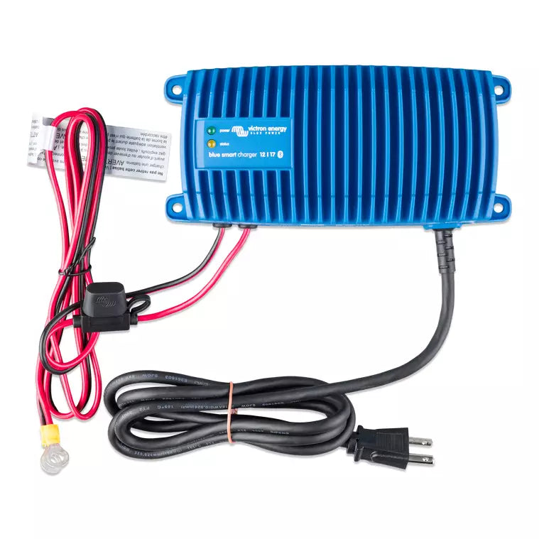 Victron Blue Smart IP67 Waterproof Battery Charger - 12V/24V Marine, RV, Solar Power Charging for Boats, Cars, and Outdoor Adventures