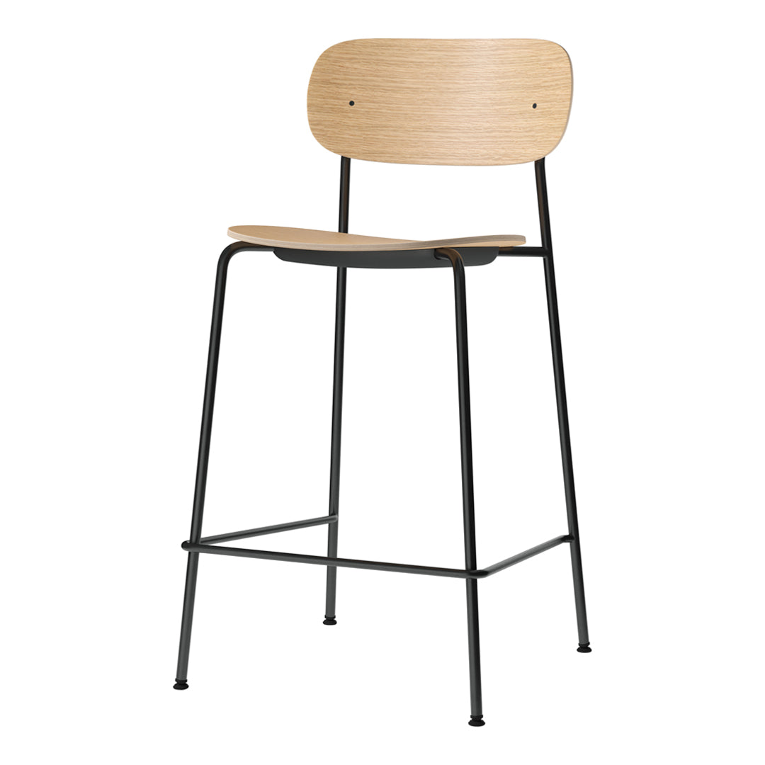 Modern Counter Stool with Backrest - Adjustable Height Bar Stools for Kitchen Island, Breakfast Nook & Home Decor - Comfortable Swivel Seat Counter Height Stools for Dining & Entertaining