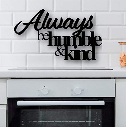 Tamengi Always Be Humble and Kind Bible Verse Wall Decor - Christian Scripture Wood Sign Art for Home, Office & Church Decor - Inspirational Gift Idea