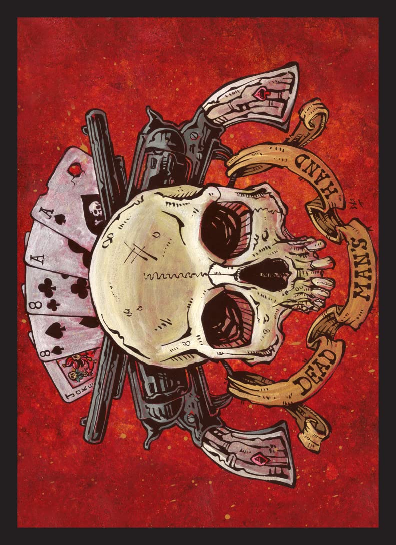 Premium MTG Standard Card Sleeves (50 Count) - Dead Man's Hand Design - Deck Protector for Magic: The Gathering - Perfect for Tournaments, Collecting & Game Night Protection