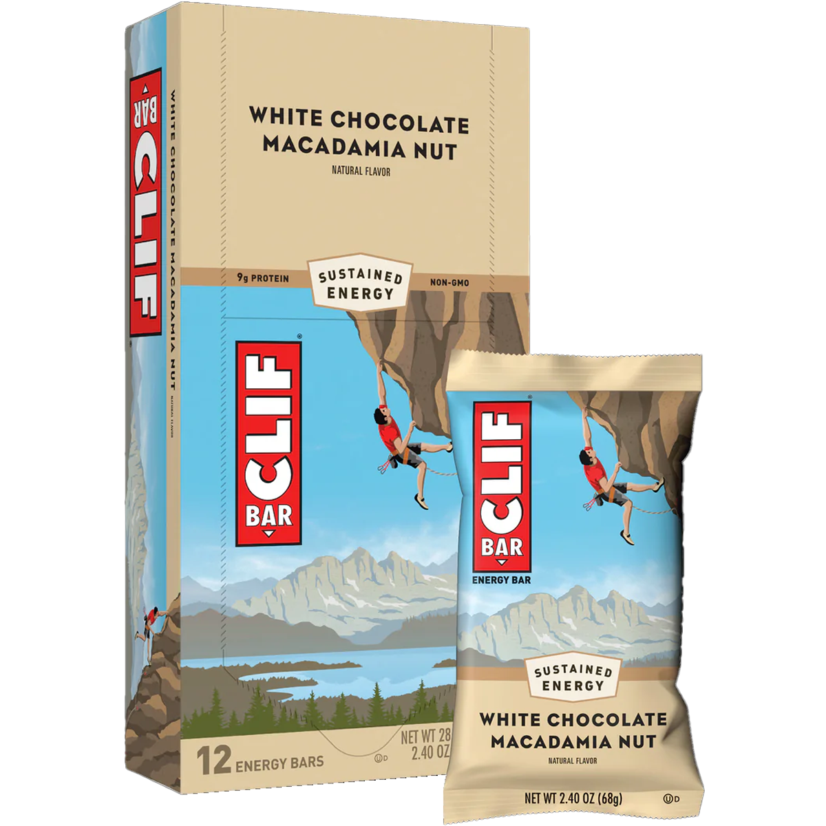 Clif Bar Energy Bars - 5 Pack | Organic, Gluten-Free Snacks for Hiking, Running & Outdoor Adventures | High Protein, Vegan & Non-GMO