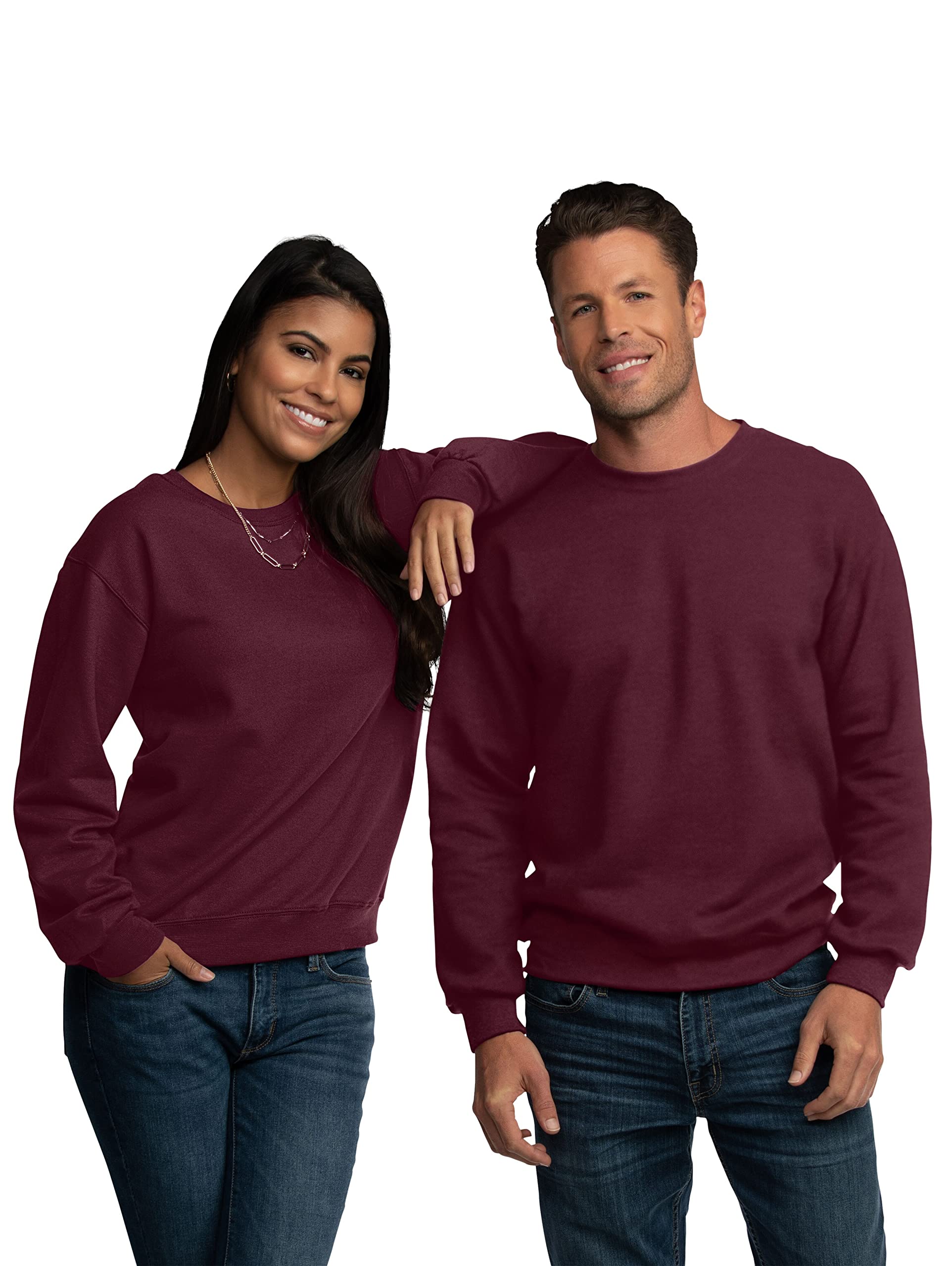 Fruit of the Loom Men's Moisture Wicking Eversoft Fleece Sweatshirt - Soft & Breathable Pullover for Gym, Running & Casual Wear