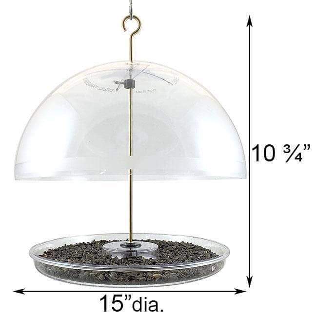 Cardinal Bird Feeder for Outdoors - Handcrafted Hanging Bird Feeder with Squirrel Proof Design - Attract Cardinals & Songbirds to Your Garden or Backyard