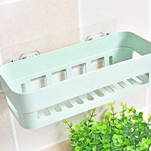KINZILLA 2-in-1 Kitchen Sink Soap Holder and Sponge Rack - Plastic Bathroom Soap Dispenser Organizer for Sink Countertop - Multicolor (2-Pack) - Perfect for Kitchen, Bathroom, and Laundry Room Organization
