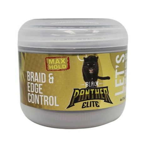 BLACK PANTHER ELITE POMADE 4OZ - Premium Hair Styling Wax for Men - Strong Hold & Natural Shine - Perfect for Pompadour, Quiff & Slick Back Hairstyles