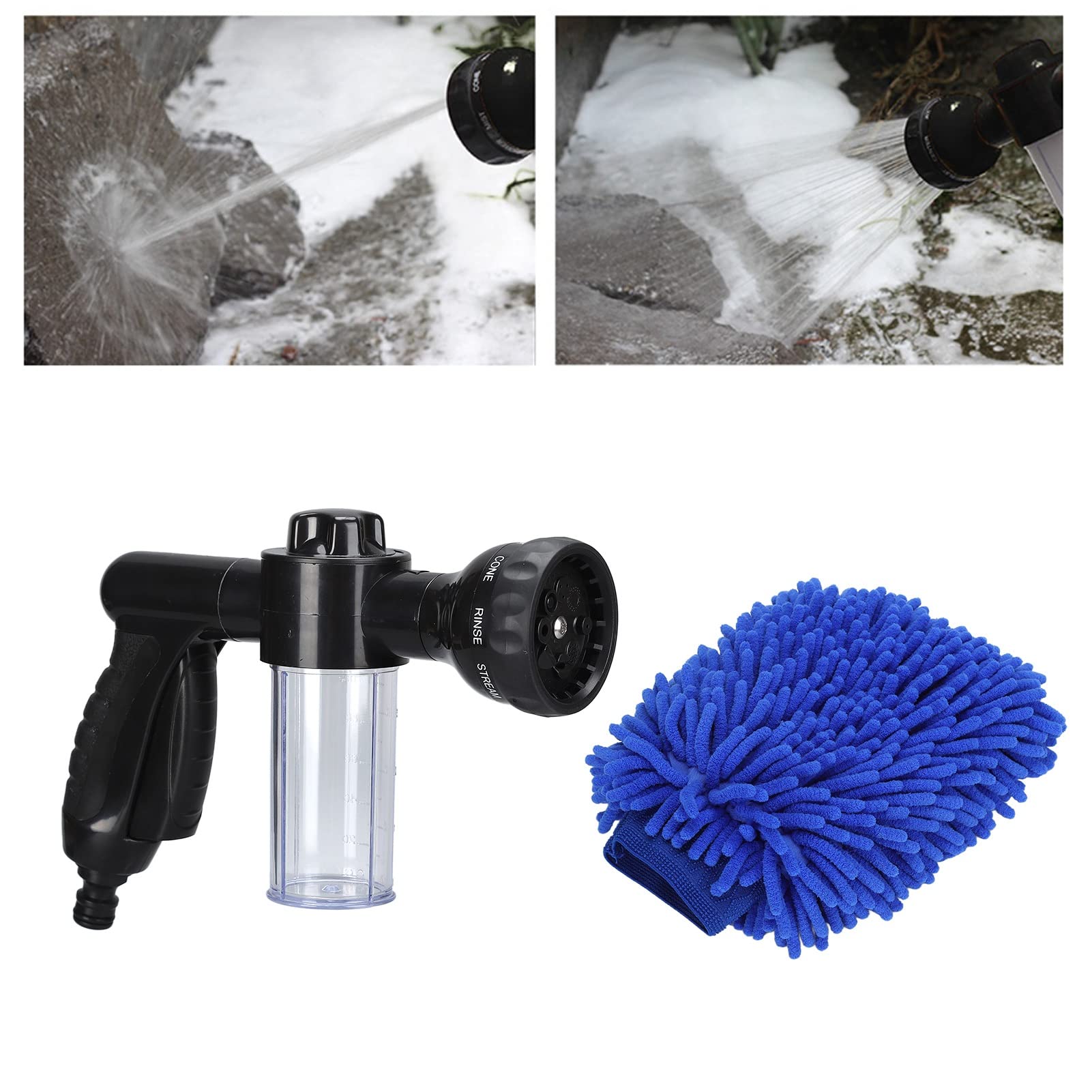 Shanrya Foam Sprayer - Multi-Purpose Garden Sprayer for Car Washing, Pet Bathing, Lawn & Plant Watering | Easy to Use Foam Blaster Gun for Home, Garden & Outdoor Cleaning