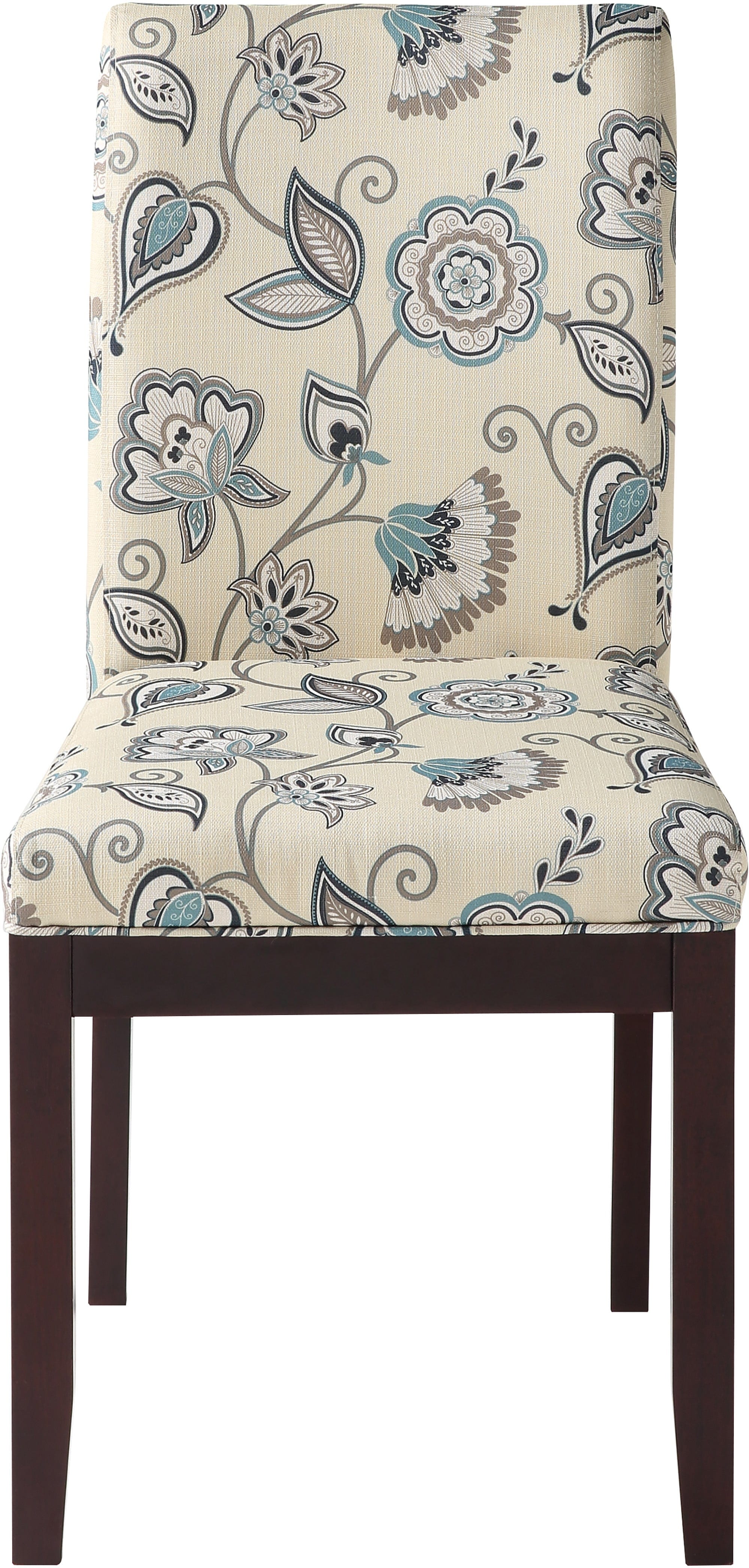 Office Star Dakota Parsons Chair, 2-Pack Modern Dining Chairs - Sturdy Metal Frame & Comfortable Upholstered Seat for Home Office, Kitchen, or Conference Room
