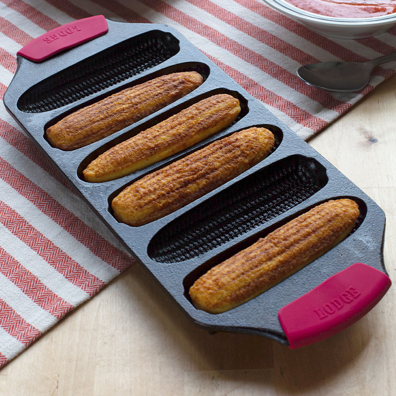 Lodge Silicone Grips - Heat Resistant Non-Slip Handles for Cast Iron Cookware - Perfect for Skillets, Dutch Ovens & Grilling Accessories