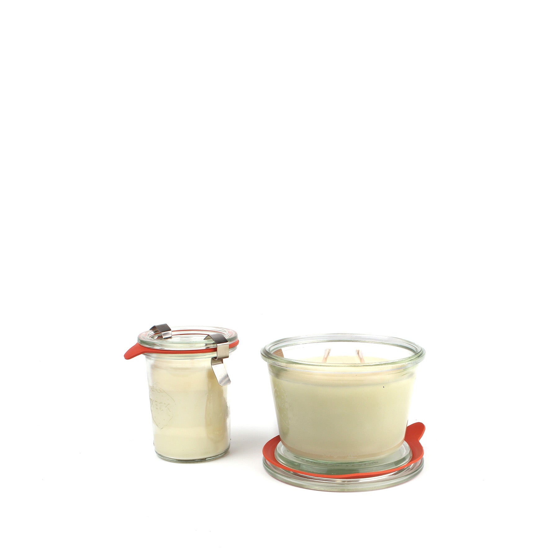Large Weck Candle Jar - 16oz Glass Container for Soy Wax Candles, Home Decor & Gift Ideas - Perfect for Aromatherapy, Wedding Centerpieces & Cozy Ambiance