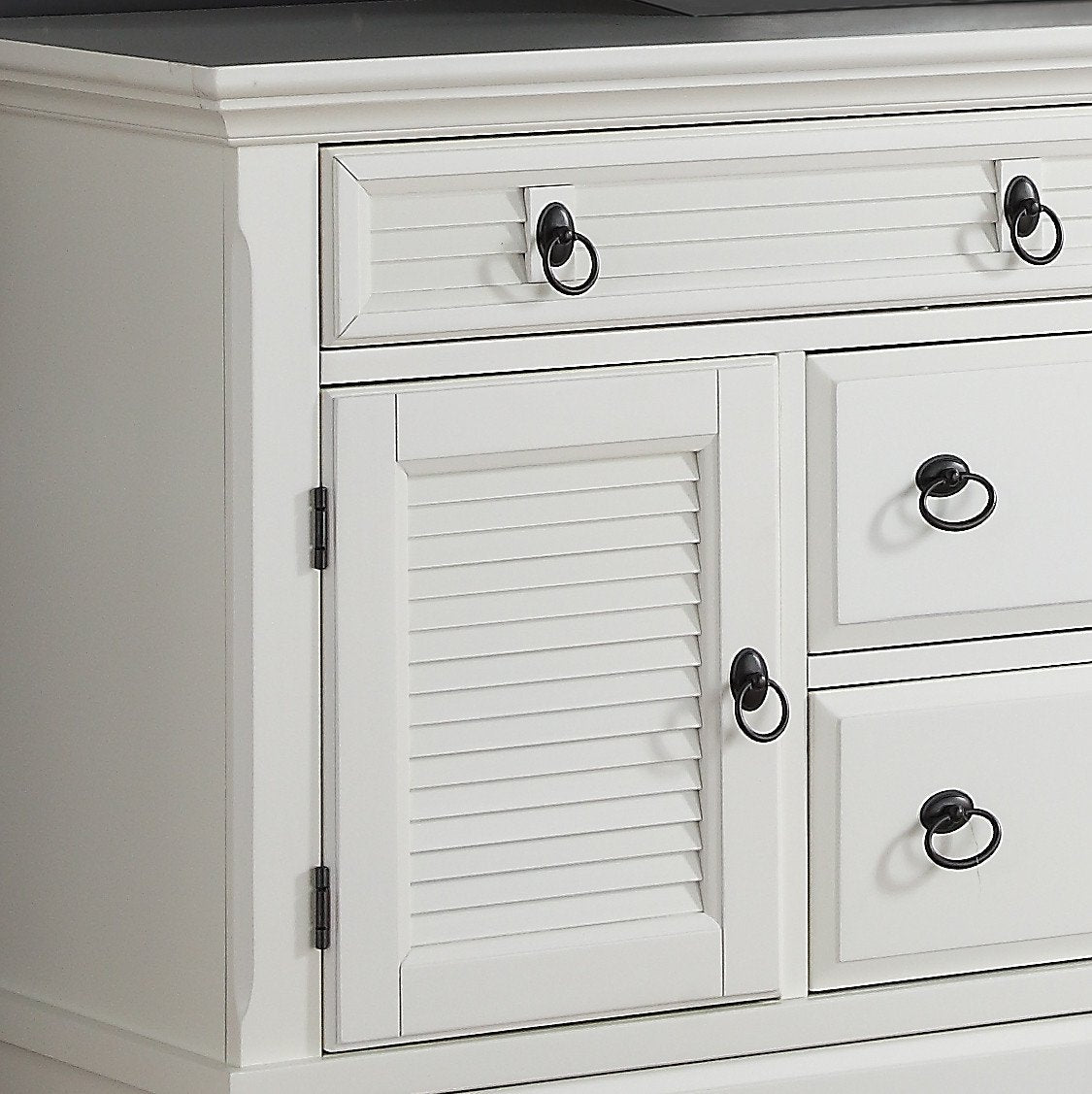 Regitina 016 White Dresser for Bedroom - Modern 6-Drawer Chest with Soft Close Drawers, Perfect for Bedroom Storage & Organization (White Finish) | Ideal for Master Bedroom, Guest Room, or Nursery Furniture Setup