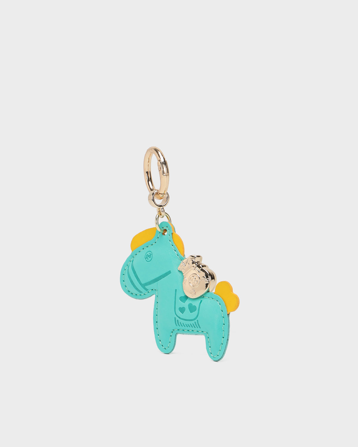 Sky Blue Horse Bag Charm - Elegant Keychain for Bags, Purses & Backpacks | Perfect Gift for Equestrian Lovers & Fashion Accessories