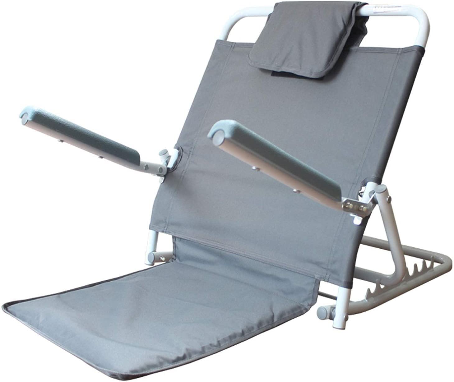 Adjustable Bed Wedge Pillow with 7-Gears & Armrests - Orthopedic Backrest for Sitting Up, Reading, or Watching TV - Lumbar Support for Bedridden & Post-Surgery Patients - Foldable & Sturdy Design (Color: A) - Perfect for Home, Hospital, or Recovery Use