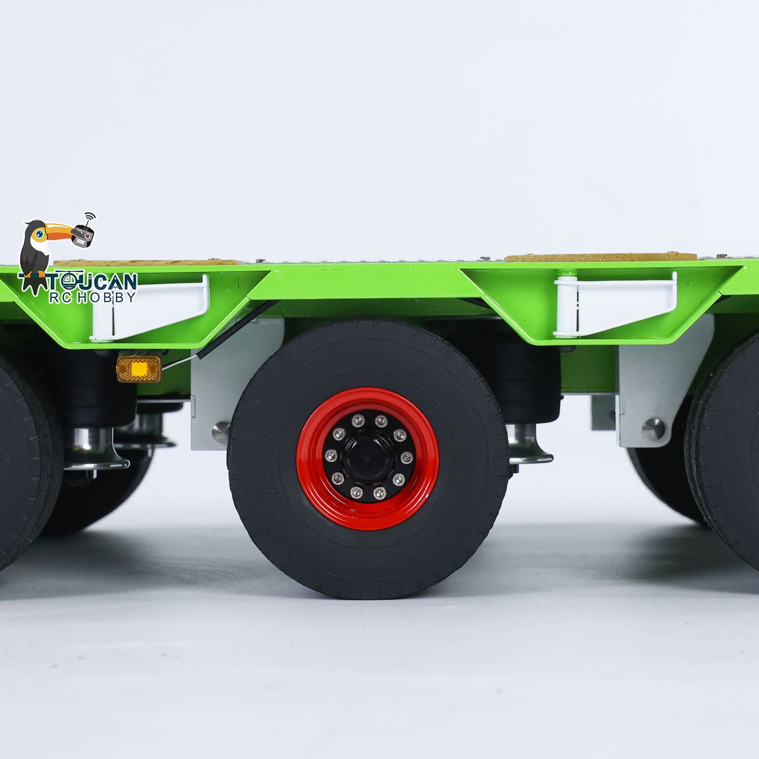 1/14 Scale LESU Metal RC Trailer with Hydraulic Lifting Tailgate & Electric Support Legs - DIY Radio Controlled Truck Accessory for Tractor Trailers - Perfect for RC Car Enthusiasts and Model Truck Displays