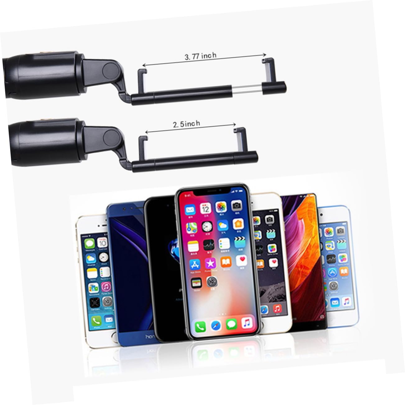 Housoutil 3-Pack Mini Tripod Stand for Phone - Compact Desktop Tripod for iPhone, Samsung, Smartphones - Perfect for Vlogging, Live Streaming, Video Calls & Photography
